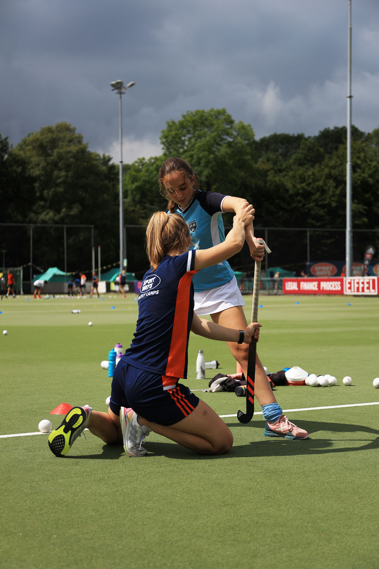 uitleg trainer aan kind